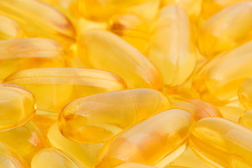 Close-up Fish oil omega3