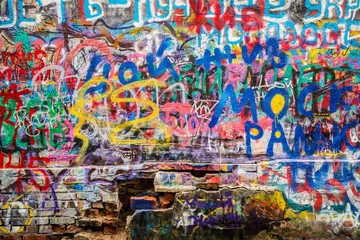 Kunstvolle Graffiti in Berlin entdeckt
