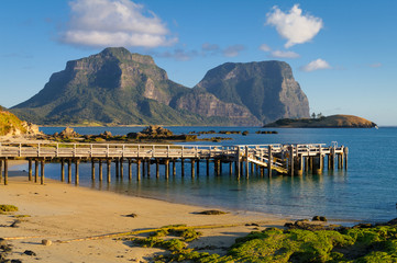 Jetty on Lord Howe Island, Australia