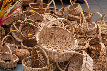 handmade wicker basket