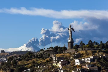 Foto op Plexiglas Cotopaxi volcano eruption © ecuadorquerido