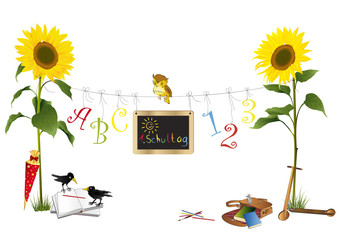 Sonnenblumen zum Schulanfang