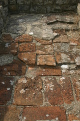 Roman villa floor tiles
