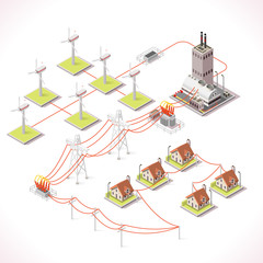 Energy 12 Infographic Isometric