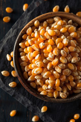 Raw Organic Yellow Popcorn