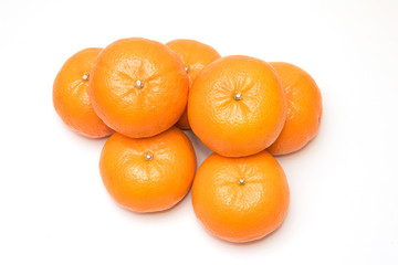 Fresh mandarin oranges texture and background