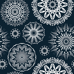 Ornamental seamless pattern can be used as textile, wrapping