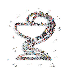 people  shape  medical symbol