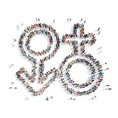 people male female mark