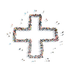 people shape  plus cartoon