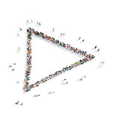 people  shape element  play