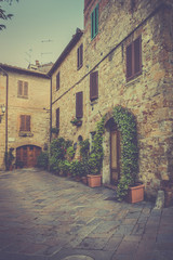 Fototapeta na wymiar Pienza in Tuscany