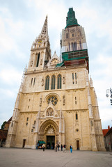 The Zagreb cathedral on Kaptol, Croatia