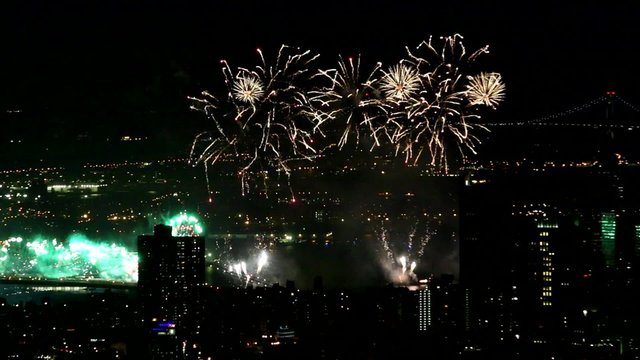 Fireworks in Manhattan