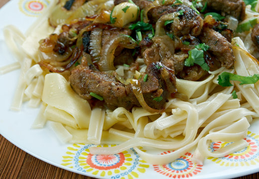 naryn - lamb with noodles