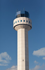 Fototapeta na wymiar Air traffic control tower