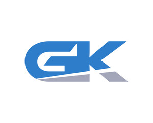 GK Letter Logo Modern
