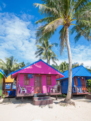Tropical resort panorama in Koh Samui