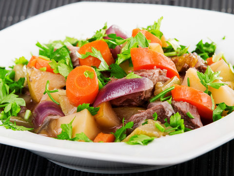 Beef stew with vegetables