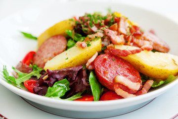 Gourmet salad in Cannes