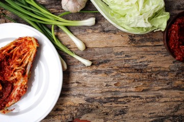 Kimchi korean food