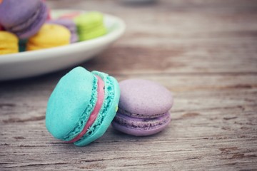 French macaroons.
