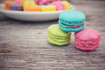 French macaroons.