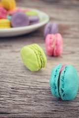 French macaroons.