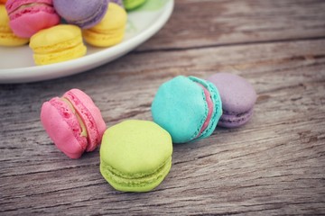 French macaroons.