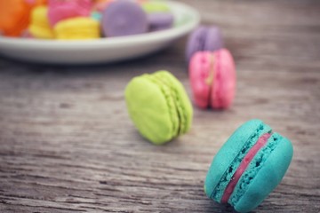 French macaroons.