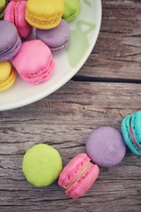 French macaroons.
