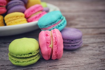 French macaroons.