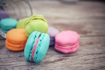 French macaroons.
