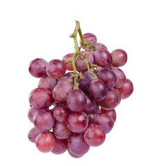 grapes isolated on over white background