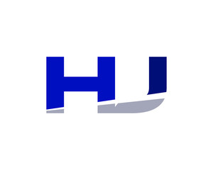 Obraz premium HJ Letter Logo Modern