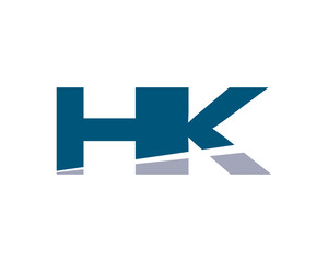 HK Letter Logo Modern