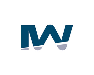 IW Letter Logo Modern