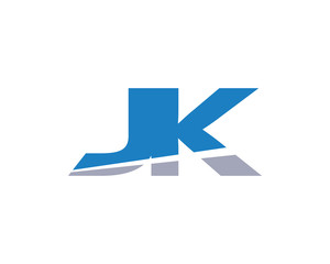 JK Letter Logo Modern