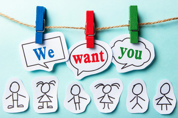 We want you