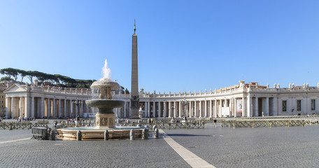 Fototapeta na wymiar papal basilica of saint peter in vatican