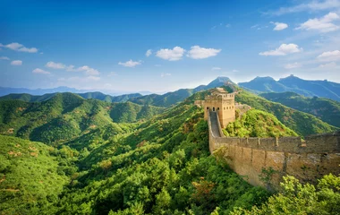 Deurstickers China Grote muur van China