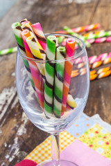 Candy wafer stick