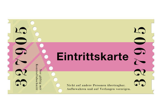 Eintrittskarte