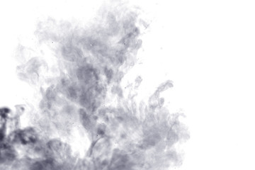 Abstract steam on a white background.