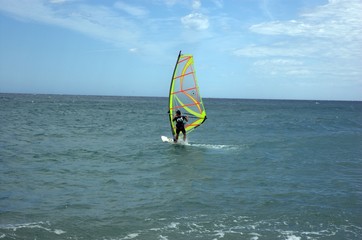 windsurfing