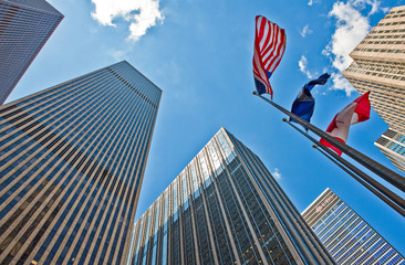 U.S.A., New York,Manhattan,the buildings of Avenue of the Americas