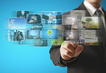 businessmen and Reaching images streaming