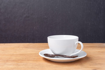 White cup of a coffee