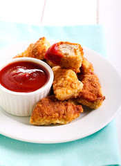 Homemade chicken nuggets