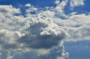 A lot of cloudy in the nature day light of thailand